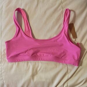 SKIMS recycled swim tank bikini top.